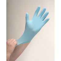 Puncture-Resistant Examination Gloves, Small, Nitrile, 4.5-mil, Powder-Free, Blue SAP324 | Par Equipment