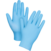 Puncture-Resistant Examination Gloves, Large, Nitrile, 4.5-mil, Powdered, Blue SAP322 | Par Equipment