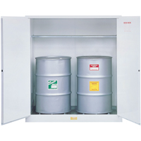 Hazardous Waste Safety Cabinets, 55 US gal. Cap., White SAQ073 | Par Equipment