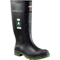 Bottes industrielles tout temps Enduro, Caoutchouc, Embout Acier, Pointure 8, Semelle R&eacute;sistant aux perforations Par Equipment