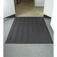 Tapis Waterhog Eco Elite, Essuie-pieds/grattoir, 4' x 6' x 3/8", Cendre grise Par Equipment