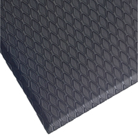 Cushion Max™ Mats, Diamond, 2' x 3' x 5/8", Charcoal, Nitrile/PVC SAR819 | Par Equipment