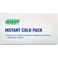 Instant Compress Packs, Cold, Single Use, 4" x 6" Par Equipment