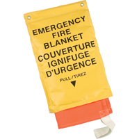 Couvertures ignifuges d'urgence, Fibre de verre, 72"lo x 72"la SB884 | Par Equipment