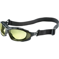 Uvex HydroShield&reg; Seismic&reg; Safety Goggles, Amber Lens, Anti-Fog/Anti-Scratch, Closed Vent Par Equipment