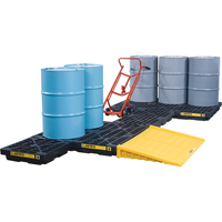 EcoPolyBlend Accumulation Centers, 12 US gal. Spill Capacity, 25" x 25" x 5.5" Par Equipment