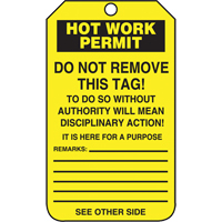 &eacute;tiquettes de s&eacute;curit&eacute; d'inspection et de contr&ocirc;le de l'&eacute;tat de l'&eacute;quipement, Papier cartonn&eacute;, 3-1/8" la x 5-7/8" h, Anglais Par Equipment