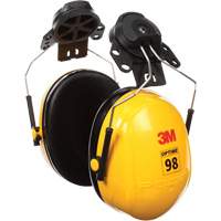 Serres-t&ecirc;tes de s&eacute;rie Peltor Optime 98, Fixation pour casque, 23 NRR dB Par Equipment