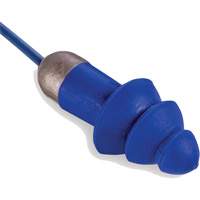 Bouchons d'oreille r&eacute;utilisables et d&eacute;tectable Rockets, Avec cordon, Taille unique, Vrac - &eacute;tui en plastique, NRR dB 27 Par Equipment