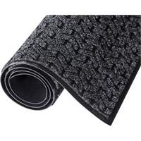 Tire-Track Entrance Mat, Wiper/Scraper, 4' x 6' x 3/8", Charcoal Par Equipment