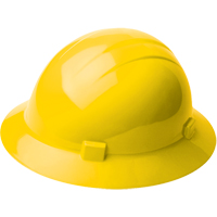 ERB Liberty<sup>®</sup> Full Brim Type 2 Safety Cap, Ratchet Suspension, Yellow SDL924 | Par Equipment