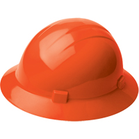 ERB Liberty<sup>®</sup> Full Brim Type 2 Safety Cap, Ratchet Suspension, High Visibility Orange SDL929 | Par Equipment
