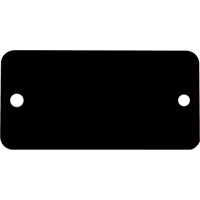 Blank Tags, Aluminum, 3" W x 1" H Par Equipment