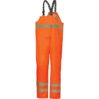 Pantalon à bavette imperméable Narvik, Polyester, Petit, Orange haute visibilité SDN514 | Par Equipment