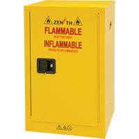 Flammable Storage Cabinet, 12 gal., 1 Door, 23" W x 35" H x 18" D Par Equipment