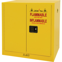 Flammable Storage Cabinet, 22 gal., 2 Door, 35" W x 35" H x 22" D Par Equipment