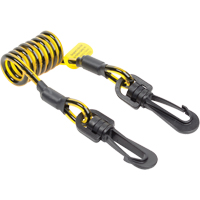 Coil Tool Tether, Coil, Dual Clip Par Equipment