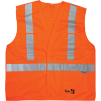 Vestes de s&eacute;curit&eacute; ignifug&eacute;es, Orange haute visibilit&eacute;, Moyen/Petit, Polyester Par Equipment