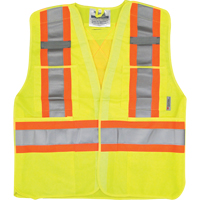Veste de s&eacute;curit&eacute; pour la circulation, Jaune lime haute visibilit&eacute;, Moyen/Petit, Polyester Par Equipment
