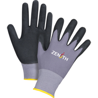 ZX-1 Premium Touchscreen Compatible Gloves, 9/Large, Nitrile/Foam Nitrile Coating, 15 Gauge, Nylon Shell Par Equipment