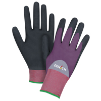 Gants enduits de premi&egrave;re qualit&eacute; ZX-2, 11/2T-Grand, R&ecirc;vetement Nitrile/Mousse de nitrile, Calibre 18, Enveloppe en Nylon Par Equipment