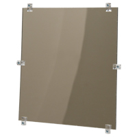 Flat Mirror, 12" H x 12" W, Unframed SDP510 | Par Equipment
