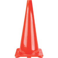C&ocirc;nes de signalisation, 28", Orange Par Equipment