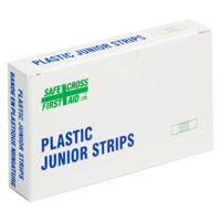 Bandages en bandes Juniors, Rectangulaire/carr&eacute;e, 1-1/2", Plastique, Non st&eacute;rile Par Equipment