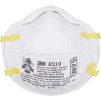 Respirateurs contre les particules 8210, N95, Certifi&eacute; NIOSH Par Equipment