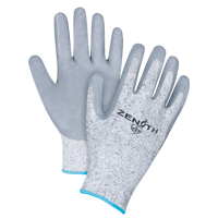 Gants &eacute;lastiques sans coutures r&eacute;sistants &agrave; la coupe, Taille T-Grand/10, Calibre 13, Rev&ecirc;tement Nitrile, Enveloppe en PEHP, ANSI/ISEA 105 niveau 2/EN 388 niveau 3 Par Equipment