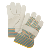 Abrasion-Resistant Fitter's Gloves, Medium, Grain Cowhide Palm Par Equipment