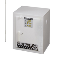 Armoires solides en poly&eacute;thyl&egrave;ne pour acides, 6 x 0,66043 gal., 17" x 22" x 17" Par Equipment