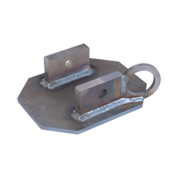 Advanced™ Bare Steel Uni-Anchor with Tie-Off, Bolt-On, Temporary Use SEB444 | Par Equipment
