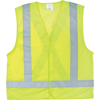 Veste de s&eacute;curit&eacute; pour la circulation, Jaune lime haute visibilit&eacute;, Grand, Polyester Par Equipment