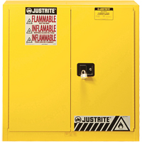 Sure-Grip&reg; EX Flammable Safety Cabinet, 30 gal., 2 Door, 36" W x 35" H x 24" D Par Equipment
