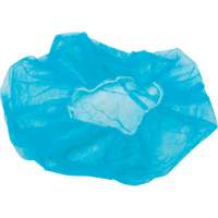 Non-Woven Bouffant Caps, Polypropylene, 21"/Large, Blue Par Equipment