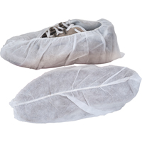 Shoe Covers, Large, Polypropylene, White Par Equipment