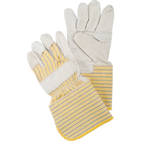 Patch Palm Fitters Gloves, Large, Grain Cowhide Palm, Cotton Inner Lining Par Equipment
