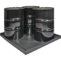 Coquilles de d&eacute;versements Econo Spill Shells , 51" lo x 47" la x 5" h, Cap. de d&eacute;versement 36 gal. US Par Equipment