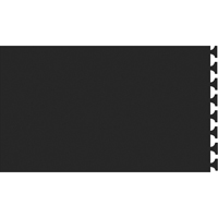 Carrelage emboîtable no 502 m&acirc;le Rejuvenator , Ur&eacute;thane, 2' la c, 5' lo, 5/8" &eacute;paisseur, Noir Par Equipment