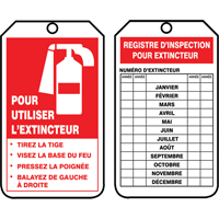 Safety Tags, Cardstock, 3-1/8" W x 5-7/8" H, French Par Equipment