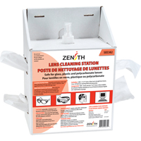 Poste de nettoyage jetables pour lentilles, Carton, 8" lo x 5" p x 12-1/2" h SEE382 | Par Equipment