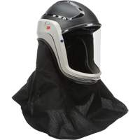 Assemblage de casque Versaflo avec visi&egrave;re de premi&egrave;re qualit&eacute; et enveloppe r&eacute;sistante aux flammes, Universel, Casque rigide, Bavette Simple Par Equipment