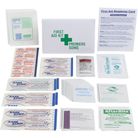 Trousses de premiers soins promotionnelles, Dispositif m&eacute;dical Classe 1, Portefeuille Par Equipment
