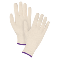 Standard-Duty String Knit Gloves, Poly/Cotton, 7 Gauge, X-Small Par Equipment