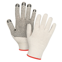 Heavyweight Dotted String Knit Gloves, Poly/Cotton, Single Sided, 7 Gauge, Small SEE939 | Par Equipment