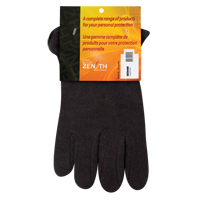 Jersey Gloves, Large, Brown, Red Fleece, Slip-On Par Equipment
