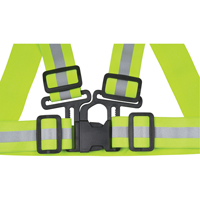 Standard-Duty Safety Harness, High Visibility Lime-Yellow, Silver Reflective Colour, Medium SEF117 | Par Equipment