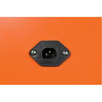 Emergency Preparedness Storage Cabinets, Steel, 4 Shelves, 65" H x 43" W x 18" D, Orange Par Equipment