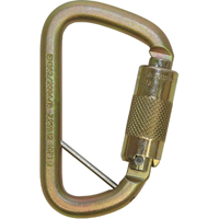 Rollgliss™ Technical Rescue Offset D Fall Arrest Carabiner, Steel, 3600 lbs Capacity SEH168 | Par Equipment
